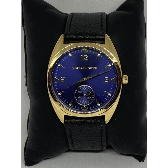 Michael Kors MK3345 Women\'s Black Leather Analog Dial Quartz Wrist Watch JK572 main image 12